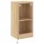 Comodă TV de perete cu lumini LED, stejar sonoma, 40,5x35x80 cm GartenMobel Dekor
