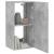 Comodă TV de perete cu lumini LED, gri beton, 40,5x35x80 cm GartenMobel Dekor