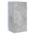 Comodă TV de perete cu lumini LED, gri beton, 40,5x35x80 cm GartenMobel Dekor