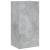Comodă TV de perete cu lumini LED, gri beton, 40,5x35x80 cm GartenMobel Dekor