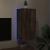 Comodă TV de perete cu lumini LED, stejar fumuriu, 40,5x35x80cm GartenMobel Dekor