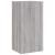 Comodă TV de perete cu lumini LED, gri sonoma, 40,5x35x80 cm GartenMobel Dekor