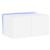 Comodă TV de perete cu lumini LED, alb, 60x35x31 cm GartenMobel Dekor