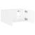 Comodă TV de perete cu lumini LED, alb, 60x35x31 cm GartenMobel Dekor