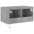 Comodă TV de perete cu lumini LED, gri beton, 60x35x31 cm GartenMobel Dekor