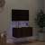 Comodă TV de perete cu lumini LED, stejar maro, 60x35x31 cm GartenMobel Dekor