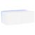 Comodă TV de perete cu lumini LED, alb, 80x35x31 cm GartenMobel Dekor