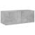 Comodă TV de perete cu lumini LED, gri beton, 80x35x31 cm GartenMobel Dekor
