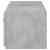 Comodă TV de perete cu lumini LED, gri beton, 80x35x31 cm GartenMobel Dekor