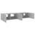 Comode TV de perete cu lumini LED 2 buc. gri beton 80x35x31 cm GartenMobel Dekor
