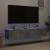 Comode TV de perete cu lumini LED 2 buc. gri beton 80x35x31 cm GartenMobel Dekor