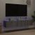 Comodă TV de perete cu LED, 2 buc, gri sonoma, 80x35x31 cm GartenMobel Dekor