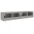 Comodă TV de perete cu LED, 2 buc, gri sonoma, 80x35x31 cm GartenMobel Dekor