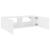 Comodă TV de perete cu lumini LED, alb, 100x35x31 cm GartenMobel Dekor