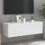 Comodă TV de perete cu lumini LED, alb, 100x35x31 cm GartenMobel Dekor