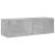 Comodă TV de perete cu lumini LED, gri beton, 100x35x31 cm GartenMobel Dekor