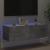 Comodă TV de perete cu lumini LED, gri beton, 100x35x31 cm GartenMobel Dekor