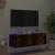 Comodă TV de perete cu lumini LED, stejar fumuriu, 100x35x31 cm GartenMobel Dekor