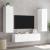 Comodă TV de perete cu lumini LED, alb, 60x35x41 cm GartenMobel Dekor