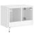 Comodă TV de perete cu lumini LED, alb, 60x35x41 cm GartenMobel Dekor