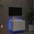 Comodă TV de perete cu lumini LED, alb, 60x35x41 cm GartenMobel Dekor