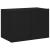 Comodă TV de perete cu lumini LED, negru, 60x35x41 cm GartenMobel Dekor