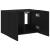Comodă TV de perete cu lumini LED, negru, 60x35x41 cm GartenMobel Dekor