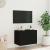 Comodă TV de perete cu lumini LED, negru, 60x35x41 cm GartenMobel Dekor