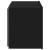 Comodă TV de perete cu lumini LED, negru, 60x35x41 cm GartenMobel Dekor