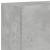 Comodă TV de perete cu lumini LED, gri beton, 60x35x41 cm GartenMobel Dekor
