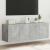 Comode TV de perete cu lumini LED 2 buc. gri beton 60x35x41 cm GartenMobel Dekor