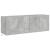 Comode TV de perete cu lumini LED 2 buc. gri beton 60x35x41 cm GartenMobel Dekor
