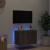 Comodă TV de perete cu lumini LED, stejar fumuriu, 60x35x41 cm GartenMobel Dekor