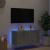 Comodă TV de perete cu lumini LED, gri beton, 80x35x41 cm GartenMobel Dekor
