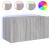 Comodă TV de perete cu lumini LED, gri sonoma, 80x35x41 cm GartenMobel Dekor