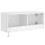 Comodă TV de perete cu lumini LED, alb, 100x35x41 cm GartenMobel Dekor