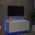 Comodă TV de perete cu lumini LED, alb, 100x35x41 cm GartenMobel Dekor