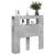 Tăblie de pat cu LED, gri beton, 100x18,5x103,5 cm, lemn GartenMobel Dekor