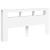 Tăblie de pat cu LED, alb, 200x18,5x103,5 cm, lemn prelucrat GartenMobel Dekor