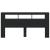 Tăblie de pat cu LED, negru, 200x18,5x103,5 cm, lemn prelucrat GartenMobel Dekor