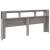 Tăblie de pat cu LED, gri sonoma, 220x18,5x103,5 cm, lemn GartenMobel Dekor