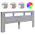Tăblie de pat cu LED, gri sonoma, 220x18,5x103,5 cm, lemn GartenMobel Dekor