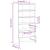 Pantofar, maro ceruit, 52x30x104 cm, lemn masiv de pin GartenMobel Dekor