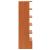 Pantofar, maro ceruit, 52x30x104 cm, lemn masiv de pin GartenMobel Dekor