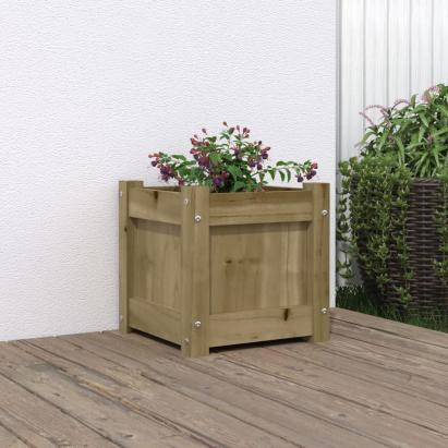 Jardinieră de grădină, 31x31x31 cm, lemn de pin impregnat GartenMobel Dekor