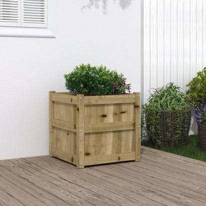 Jardinieră de grădină, 50x50x50 cm, lemn de pin impregnat GartenMobel Dekor
