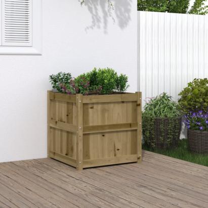 Jardinieră de grădină, 60x60x60 cm, lemn de pin impregnat GartenMobel Dekor
