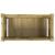 Jardinieră de grădină, 60x31x31 cm, lemn de pin impregnat GartenMobel Dekor