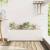 Jardinieră de grădină, alb, 90x31x31 cm, lemn masiv de pin GartenMobel Dekor