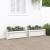 Jardiniere de grădină, 2 buc., alb, lemn masiv de pin GartenMobel Dekor